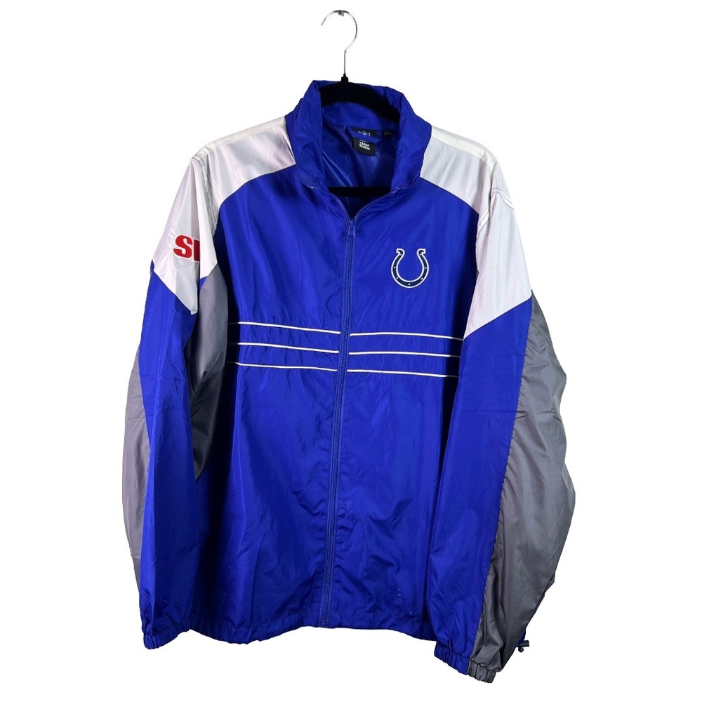 2000s Reebok Indianapolis Colts Windbreaker Jacket Men's L Blokecore